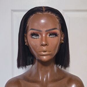 Human Hair Lace Frontal Bob Wig | Sleek Women's Hair Wig